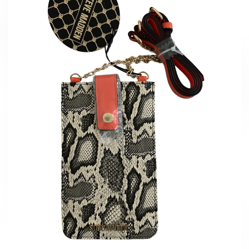 Steve Madden cell phone holder with card slots New